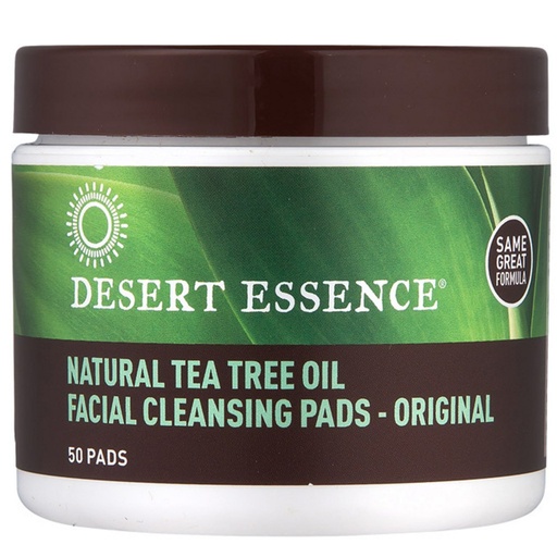 [SKU_8VIVK_10JFA0] Desert Essence Natural Tea Tree Oil Facial Cleansing Pad Original