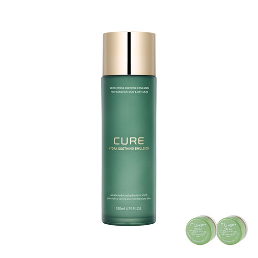 [SKU_237MCYL_2J7GWHQ] Kim Jung-moon Aloe Cure Hydra Soothing Emulsion 130ml + 2 types trial kit