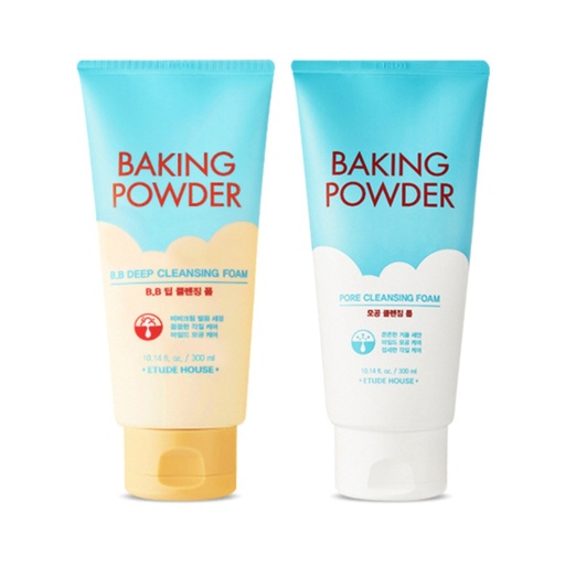 [SKU_2OJCH1_7PBBM3] Etude House Baking Powder BB Deep Cleansing Foam 300ml + Pore Cleansing Foam 300ml Set