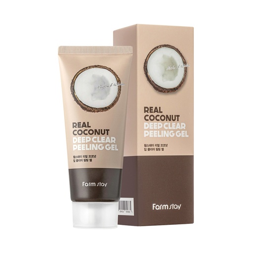 [SKU_2PVG4UU_4TCNM4I] Farmstay Real Coconut Deep Clear Peeling Gel